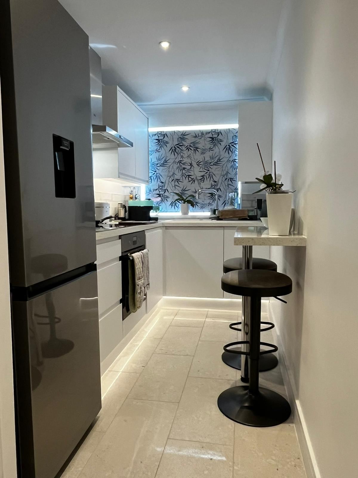 Finished kitchen refit with new units and flooring